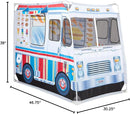 Melissa & Doug Fabric Double-Sided Food Truck Play Tent - Ice Cream and BBQ Role Play Toy Food Truck Tent, for Kids Ages 3+ by TinyTreasures Baby Boutique