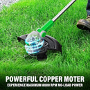 SOYUS Weed Wacker 12 Inch String Trimmer Cordless 20v Electric Weed Wacker, 2 Pcs 2.0Ah Battery Powered Weed Trimmer/Edger, Lightweight Grass Trimmer with 8 Pcs Replacement Spool Trimmer Lines by GreenHaven Gardens