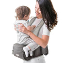 Sunveno Ergonomic Hip Seat Baby Carrier with Detachable Double Shoulder Straps, Waist & Back Relief, Breathable Mesh, Non-Slip Seat + Storage Pockets, Fits Infants & Toddlers 0-36 M up to 45 lbs by TinyTreasures Baby Boutique
