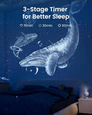 POCOCO Galaxy Star Projector for Bedroom with Replaceable Optical Film Discs, Home Planetarium Night Light Projector with High-Definition Soft Light for Relax, Study, and Meditate, Stress Relief Gifts by TinyTreasures Baby Boutique