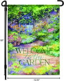 Spring Garden Flags 12.x18 Double Sided - Floral Garden Flag Printed in Premium Polyester - Seasonal House Welcome Banner for Outdoor, Yard, Lawn, Deck, and Patio - Suits Standard Flag Poles by GreenHaven Gardens
