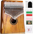 Kalimba Thumb Piano 17 Keys, Portable Mbira Finger Piano Gifts for Kids and Adults Beginners Wood by TinyTreasures Baby Boutique