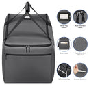Infant Car Seat Travel Bag for Airplane Compatible with All Nuna Pipa Car Seat and Base,Chicco KeyFit 30 and Base, Padded Car Seat Bags for Air Travel,Car Seat Gate Check Bag with Side Pocket, Gray by TinyTreasures Baby Boutique