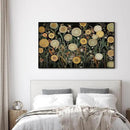 SIGNWIN 30"x60" Extra Large Framed Wall Art Whimsical Dandelion Field in Yellow and Green, Playful Botanical Print for Home Living Room Bedroom Decor (Frame Assembly Required) by CozyNest Decor
