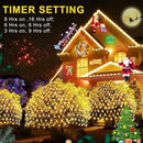 KNONEW 2-Pack 360 LEDs Christmas Net Lights 13ft x 6.6ft Outdoor Mesh Connectable Waterproof 8 Modes & Timer Plug-in Fairy Lights for Bushes Garden Party Wedding Holiday, Warm White by GreenHaven Gardens