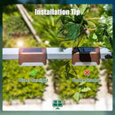 SOLPEX Solar Deck Lights Outdoor 16 Pack, Solar Step Lights Waterproof Led Solar lights for Outdoor Stairs, Step , Fence, Yard, Patio, and Pathway(Warm White) by GreenHaven Gardens