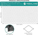 Vodaland - 4" GeoCell - 100% Permeable for Parking Pads, Retaining Walls and Erosion Control, Size 9 ft x 17 ft by GreenHaven Gardens