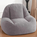 Homguava Bean Bag Chairs for Adults,Giant Beanbag Couch Adult Bean Bag Chair with Filler Included,Modern Lazy Sofa Comfy Chair for Living Room(Grey) by CozyNest Decor