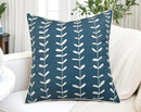 VAGMINE Embroidered Lollipop Pillow Cover - 20x20 Inches Square - 100% Cotton Teal Decorative Cushion Cover - Subtle Modern Pattern - Vibrant Accent for Sofa, Bed, Chair, Living Room by CozyNest Decor