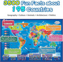 Bilingual Interactive for Kids Talking USA Map World Map for Kids Learning, Geography Toys Games Educational Electronic Map Personalized Gift/Toys for 4 5 6 7 8 9 10 Year Old Girls/Boys by TinyTreasures Baby Boutique