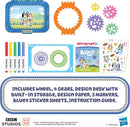 Spirograph Jr Bluey Toys - Toddler Arts and Crafts, Drawing Art Kit, Toddler Activities, Bluey Stickers, Drawing Pad, Jumbo Gears, Washable Markers, Unleash Your Child Inner Artist, Ages 3+ by TinyTreasures Baby Boutique