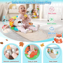 URMYWO Tummy Time Mat - 4 in 1 Cozy Tummy Time & Seated Support Pillow, Tummy Time Pillow for Newborn 0-12 Months, Infant Baby Sit Me Up Floor Seat Early Sensory Development Gifts Tummy Time Play Toys by TinyTreasures Baby Boutique