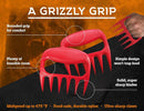 Bear Paws Meat Claws - The Original Meat Shredder Claws for Pulled Pork, USA Made - Easily Lift, Shred, Pull and Serve Pork, Chicken, Brisket and Turkey - Gift for Dad on Father's Day! (Red) by GreenHaven Gardens