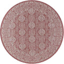 Keen Home Design Terrace Outdoor Round Rug - 8ft Round Washable Indoor/Outdoor Rug for Patio, Kitchen, Balcony, Beach, Garden, Deck and Porch, Size: 7'7" Round by GreenHaven Gardens