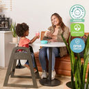 ECR4Kids ASATT High Chair, Toddler Chair, Grey Wash by TinyTreasures Baby Boutique
