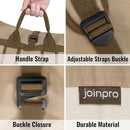 Laundry Bag Backpack, 125L Extra Large Travel with Shoulder Straps, Adjustable & Extendable Design, Laundry Hamper Bag with 3 Pockets for Laundromat, College, Travel, Camping (Brown) by TinyTreasures Baby Boutique