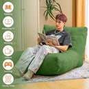 Bean Bag Chair Lazy Bean Bag Sofa, Floor Beanbag Chairs with Stuffed High-Density Foam, Memory Foam Bean Bag Sofa for Living Room, Bedroom and Office by TinyTreasures Baby Boutique