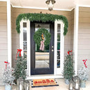 Hananona 6 FT Artificial Cedar Garlands, Real Touch Winter Cedar Cypress Garland, Green Artificial Greenery Pine Garland for Table, Mantle, Wall, Indoor, Outdoor Christmas Decorations (1, 6 FT) by CozyNest Decor