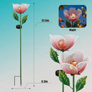 Solar Lights Outdoor Garden, 2 Pack Solar Powered Metal Flowers LED Breathing Light Waterproof,Solar Flowers for Outside Patio Lamp,Garden Gifts for Women,Landscape Lighting,Yard Pathway Decor by GreenHaven Gardens