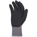 Amazon Basics Micro-Foam Nitrile Coated Work Gloves, Nylon Liner Fiber, Touch Screen, Grey, Size 6/XS, 12-Pair by GreenHaven Gardens