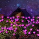 Solar Garden Lights Outdoor, 4 Pack 40 LED Solar Pink Firefly Lights Waterproof, Starburst Solar Wind Swaying Lights for Outside Yard Patio Planter Flower Bed Walkway Christmas Decoration by GreenHaven Gardens