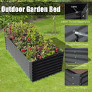 Domi Galvanized Raised Garden Bed, Outdoor Planter Garden Boxes Large Metal Planter Box for Gardening Vegetables Fruits Flowers, Dark Grey (6x3x2ft) by GreenHaven Gardens