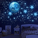 1078Pcs Glow in The Dark Stars for Ceiling Glowing Space and Moon Decals Universe Stickers Kids Wall Decor Perfect for Boys Girls Nursery Bedroom Living Room by CozyNest Decor