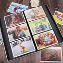 RECUTMS Photo Albums 4x6 Hold 300 Photos Black Pages PU Leather Pocket Album Small Photo Album 4x6 Picture Book for Christmas Gift Wedding Birthday Family Anniversary Baby albums (Silver) by TinyTreasures Baby Boutique