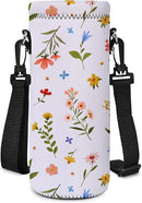 AUPET Water Bottle Sling Bag Carrier Crossbody Sleeve,Insulated Neoprene Bottle Case Holder Pouch Cover 500ML/17oz with Shoulder Strap for Walking Women Men by TinyTreasures Baby Boutique