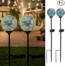 VCUTEKA Mosaic Solar Light, Solar Garden Decorative Lights Outdoor Waterproof LED Pathway Stake Light for Landscape Patio Yard Deck Walkway Decoration, 2 Pack by CozyNest Decor