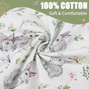 Baby Lounger Cover for Boys Girls, Reversible Baby Nest Cover, Adjustable Baby Lounger Replaceable Cover for Infant Newborn, Portable and Machine Washable, Cotton Green Rabbit Cover Only by TinyTreasures Baby Boutique