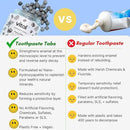 Vital Toothpaste Tabs with Nano-Hydroxyapatite | Naturally Whitens + Remineralizes Teeth | Fluoride & Plastic Free | Combats Sensitivity | Travel & Eco Friendly | Charcoal Mint | 248 Tablets (4 Month) by CozyNest Decor
