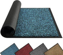 Mibao Front Door Mat, Dirt Trapper Welcome Mat for Outdoor Indoor, Non-Slip Waterproof Doormat, Durable Machine Washable Low Profile Entry Rug for Back Door Outside Patio Porch, 48" x 24", Blue by CozyNest Decor