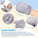 Adjustable Baby Mittens No Scratch Newborn Cotton Breathable Gloves Warm Baby Mitts for Boys Kids by TinyTreasures Baby Boutique