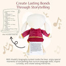 Vivaldi Virtuoso Bear – Dual-Mode Plush Toy with Music & Comfort Features, Plays 40 Mins of Classical Music & White Noise for Babies & Toddlers by TinyTreasures Baby Boutique