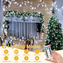 Ollny Christmas Lights Outdoor Waterproof, 1000LED 328FT Super Long String Lights with Remote 3 Timer, Plug in 8 Modes Fairy Light for Outside House Bedroom Xmas Decorations, Cool White by GreenHaven Gardens