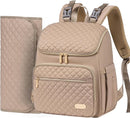 Weitars Diaper Bag Backpack Large Baby Diaper Bag with Changing Pad Travel Diaper Backpack,Baby Bag for Boys Girls,Stroller Straps,5 Insulated Pockets (Khaki) by TinyTreasures Baby Boutique