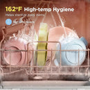 Midea MDC17P2DWW Countertop Dishwasher Portable with 6L(1.59G) Built-in Water Tank, 5+2 Programs, Auto Door Open, Dual Drying System, Energy-Saving and Odor Removal, for Apartments, Dorms& RVs, White by TinyTreasures Baby Boutique