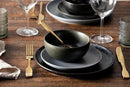 Fortessa Ashton 18/10 Stainless Steel, 20 Piece Flatware Set (Service for 4), Brushed Gold by CozyNest Decor
