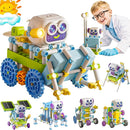 SMILESSKIDDO STEM Toys for Kids 8-13 Years Old, 36-in-1 Robotics Kit with Solar Power & Sensors, 434 Pieces Learning & Education Science Kits, Birthday Gift Idea for Boys and Girls by TinyTreasures Baby Boutique