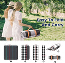 sapsisel 80”x 80” Picnic Blanket Extra Large, Waterproof and Foldable Beach Blanket, 3-Layer Outdoor Blanket for 6 to 8 Adults, for Camping, Park, Beach, Grass, Indoors… by TinyTreasures Baby Boutique
