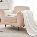 EMME Muslin and Fleece Queen Blanket Reversible - 80"*90" Cream Soft Warm Throw Blankets for Couch Bed Picnic Travel Bed by CozyNest Decor