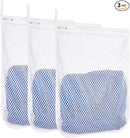 3 pcs Durable Honeycomb Mesh Laundry Bags for Delicates 12" x 15" (3 Medium) by TinyTreasures Baby Boutique
