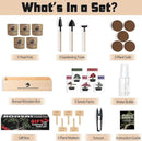Indoor Bonsai Garden Starter Kit, 5 Seeds Growing into Red Maple, Wisteria, Black Pine, Judas Tree, Acacia, Including Complete Gardening Planters & A Wooden Box, Christmas Gifts for Women by GreenHaven Gardens