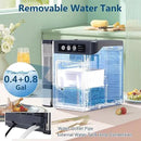 Nugget Ice Maker Countertop with 0.8Gal Removable Tank for Chewable Ice, 41Lbs/24H, One-Touch Fast Ice in 6 Mins, Self-Cleaning & Ultra Quiet for Home, Office, Party by CozyNest Decor