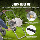 VEVOR Hose Reel Cart, Hold Up to 175 ft of 5/8’’ Hose (Hose Not Included), Garden Water Hose Carts Mobile Tools with Wheels, Heavy Duty Powder-coated Steel Outdoor Planting for Garden, Yard, Lawn by GreenHaven Gardens