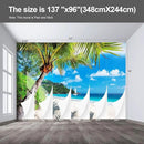 Beach Wall murals Peel and Stick Wallpaper for Bedroom Living Room - 96"x137" by CozyNest Decor