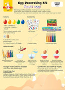 METMA 1999 Egg Decorating Kit Faces - Complete Decorative Eggs Set with Liquid Dyes, Stickers, Egg Spinner, and More - Fun Easter Egg Dye Kit Arts and Crafts for Kids (Faces Eggs) by TinyTreasures Baby Boutique