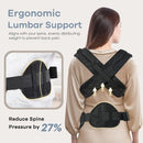Baby Carrier with Lumbar Support, Cozy Baby Carrier Newborn to Toddler with Adjustable Seat Size, Ergonomic Infant Carrier with 3-Way Carry, Front Facing Toddler Hodler Carrier for Mom & Dad, Black by TinyTreasures Baby Boutique
