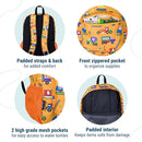Wildkin 16-inch Kids Backpack – Durable, Padded & Spacious School Bag for Boys & Girls - Under Construction by TinyTreasures Baby Boutique